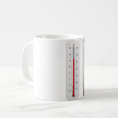 Twee Thermometer Mok (Voorkant links)