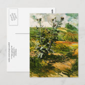 Twee Thistles Van Gogh Fine Art Briefkaart (Voorkant / Achterkant)