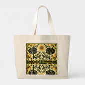 Twee tijgers in het bos grote tote bag (Achterkant)