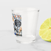 Twee tijgers in het bos shot glas (Rechts)