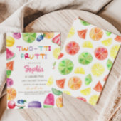 Twee-tit Frutti 2e verjaardag uitnodiging