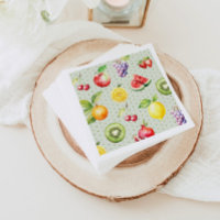Twee-tit frutti fruit patroon verjaardagsfeestje