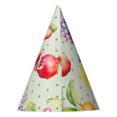 Twee-tit frutti meisje verjaardagsfeestje feesthoedjes (Achterkant)