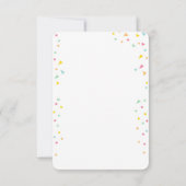 Twee-tit Frutti Tutti Fruitig Verjaardag Fruit Zom Kaart (Achterkant)