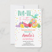 Twee-tit Frutti Tutti Fruitig Verjaardag Fruit Zom Kaart (Voorkant)