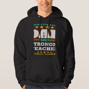 Twee Titels Papa & Astronomie Lerares Ik Rock ze B Hoodie