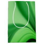 Twee Tone Emerald Swirl Medium Cadeauzakje (Voorkant)