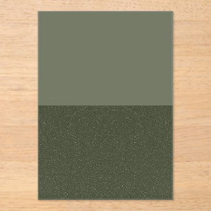 Twee-Tone Moss Green Acryl Uitnodigen - Uitnodigingen