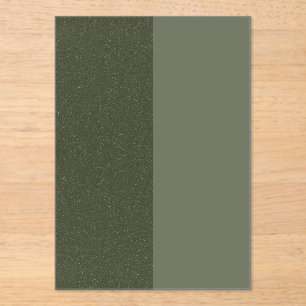 Twee-Tone Moss Green Acryl Uitnodiging – Aanpassen Uitnodigingen