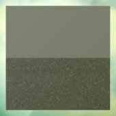 Twee-Tone Moss Green Window Cling – Smooth & Textu Raamsticker (Vel 3)