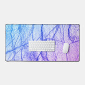 Twee Tone Paarse marmer Bureaumat (Keyboard & Muis)