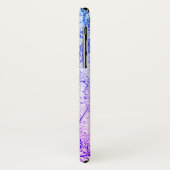 Twee Tone Paarse marmer Case-Mate iPhone Case (Achterkant/links)