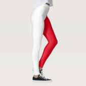Twee Tone Red White Leggings (Rechts)