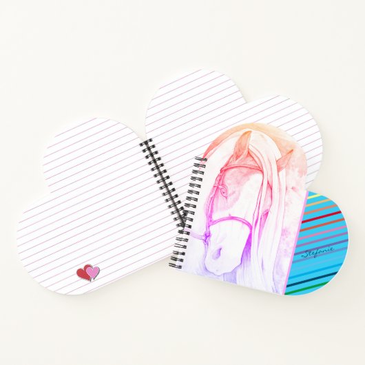 Twee Tone (regenboog) Notitieboek (Binnen)