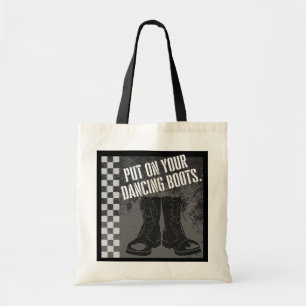 Twee Tone Ska-kledingstukken die je dansende schoe Tote Bag
