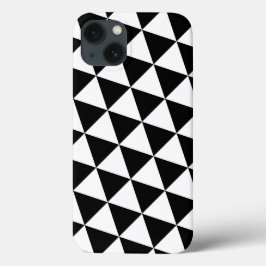 TWEE TONE TRIANGELPATROON MODEREN iPhone 13 HOESJE