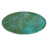 Twee tonnen groen marmer-ontwerp snijplank (Hoek)