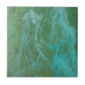 Twee tonnen groen marmer-ontwerp  tegeltje (Voorkant)