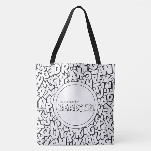 Twee tonnen zou ik liever Canvas tas lezen (Voorkant)