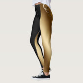 Twee tonnen zwart en goud leggings (Links)