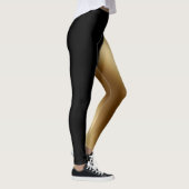 Twee tonnen zwart en goud leggings (Rechts)