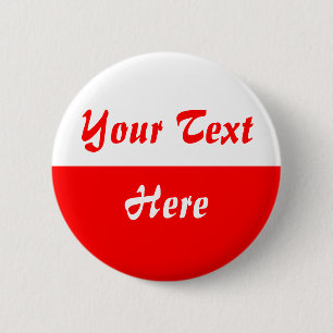 Twee toon - 06 ronde button 5,7 cm