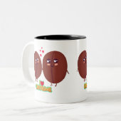 Twee toonmok tweekleurige koffiemok (Voorkant links)