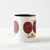 Twee toonmok tweekleurige koffiemok (Center)