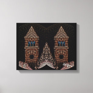 Twee torens van Rofey Canvas Afdruk