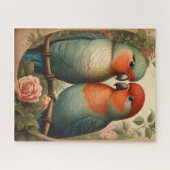 Twee Tortelduifjes  Legpuzzel (Horizontaal)