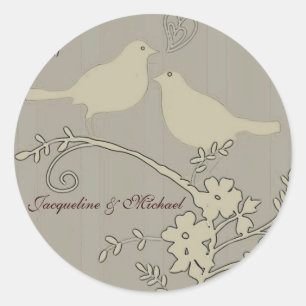 Twee Tortelduifjes ~ Stickers