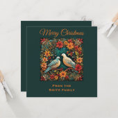 Twee Tortelduiven Kaart (Voorkant / Achterkant in situ)