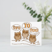 Twee tot twee briefkaart (Staand voorkant)