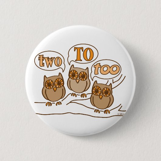 Twee tot twee ronde button 5,7 cm (Voorkant)