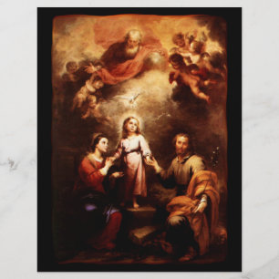 Twee tradities - de Heilige Familie - Murillo Flyer