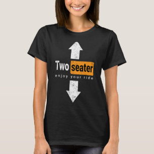 Twee trioosterse trilling van volwassen vader Joke T-shirt