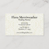 Twee Trouwringen Wedding Planner Visitekaartje (Achterkant)