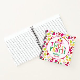 Twee-tti Fruitig 2de Verjaardag Tutti Frutti Leuke Notitieboek