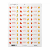 Twee-tti Fruity 2e Verjaardagsfeest Etiket (Full Sheet)