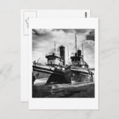 Twee Tugs Briefkaart (Voorkant / Achterkant)