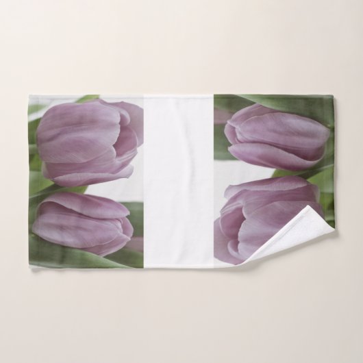 Twee Tulpen samen Bad Handdoek (Handdoek)