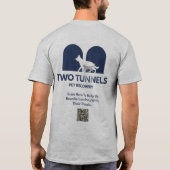 Twee Tunnels T-Shirt (Achterkant)