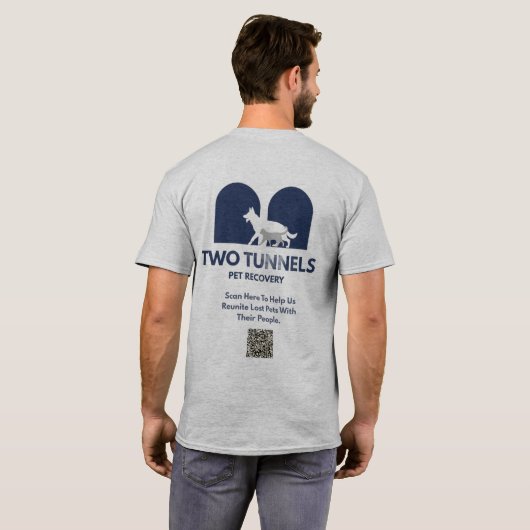 Twee Tunnels T-Shirt (Achterkant volledig)