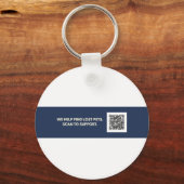 Twee Tunnels Tote Sleutelhanger (Achterkant)