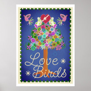 Twee Turtle Doves 20x28poster Poster