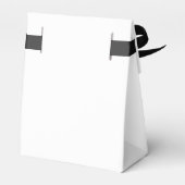 Twee Tuxedos op Witte Gay Bruiloft Favor Box Bedankdoosjes (Achterkant)