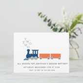 Twee Twee Trein Kaart (Staand voorkant)