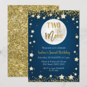 Twee uitnodigingen voor de Moon Navy, 2e verjaarda (Voorkant / Achterkant)