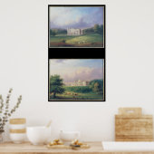 Twee Uitzichten van Apley Priory Poster (Keuken)