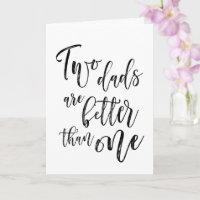 Twee vaders zijn betere homo-gelukkige Vaderdag